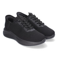 Davinia Shoes Zapatillas Deportivas Elegantes Planas para Mujer con Adornos Perforados, y Cierre de Cordones, Perfectas para el Dia a Dia. Shoes&Blues.es HT20-39-Negro - details 0