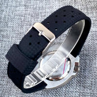 Reloj Automático De Acero Inoxidable Para Hombres Resistente Al Agua 30Bar Con Bisel De 120 Clicks Y Corona De 4.1 Pulgadas Cristal De Zafiro Blanco Turtle Professional Diver Master - details 11