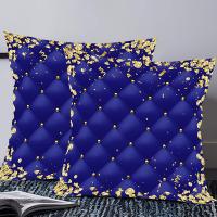 Funda De Cojín Suave De 45cm a Cuadros Decorativa Sin Relleno Para Decoración De Habitaciones Y Salones En Casa - details 7