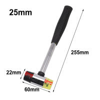Martillo De Goma Pequeño 25mm Herramienta Manual Multifuncional Para Joyería Y Artesanía Mango De Acero Para Montaje De Tubo De Acero - details 6