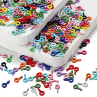 200Pcs 4*8mm Mini Tornillos De Ojo Para Joyería DIY Accesorios De Metal Coloridos Pequeños Y Tiny Herramientas Para Creación De Joyas - details 4