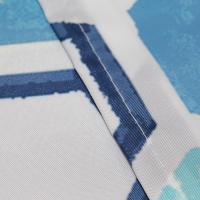 Cortina de Ducha Azul Lavable de Poliéster, con Anillo de Plástico 180x200 cm,para Ducha o Bañera - details 5