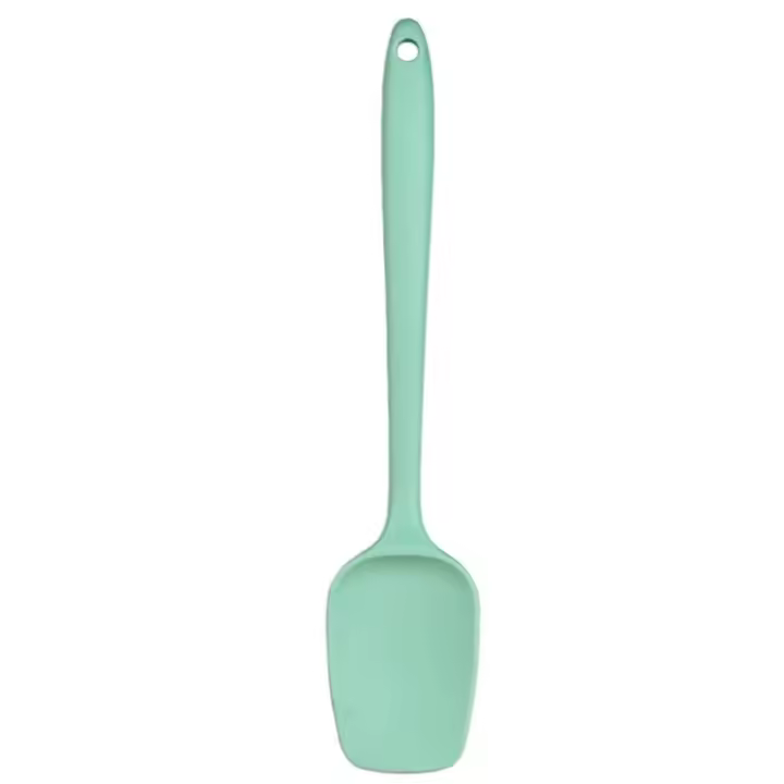 Cuchara De Silicona Para Hornear Espátula De Cocina Antideslizante Para Mantequilla Pasteles Batidos Salsas Herramientas De Cocinar - 1