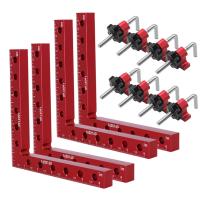 Juego De Herramientas De Carpintero 160MM 90 Grados L-Auxiliar Panel De Posicionamiento Clip Fijo Herramienta De Carpintero Para Madera - details 0