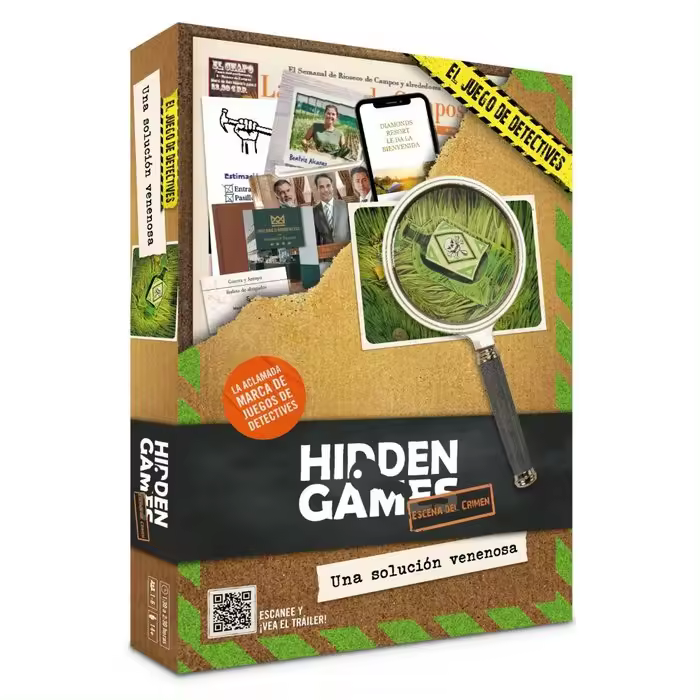 JUEGO DE MESA HIDDEN GAMES UNA SOLUCION VENENOSA - 1