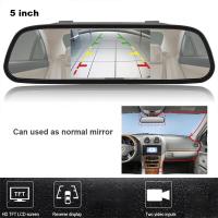 Monitor De Espejo Retrovisor Para Coche Pantalla LCD TFT De 5 Pulgadas Visión Nocturna Con Cámara Trasera Kit De Aparcamiento - details 2