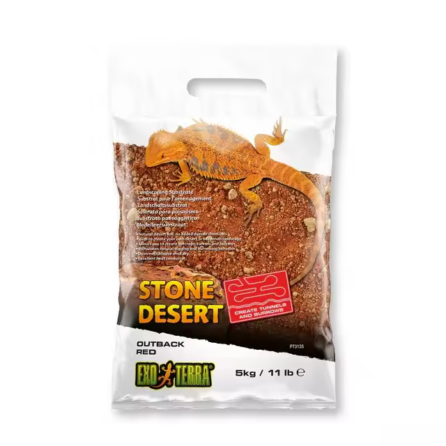Exo Terra Stone Desert - Sustrato de Arena para Paisajismo - Rojo - 1