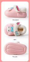 Sanrio Kuromi Mymoledy Pantuflas De Algodón Para Niños Invierno Antideslizantes Talla True Fit Material EVA Suave Y Cálido Para Niñas - details 8