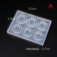Molde De Silicona Para Anillos De 6/14 Agujeros Para La Creación De Joyas DIY Epoxy Resina Cristal Molde Para La Fabricación De Joyas - details 5