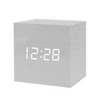 Reloj De Alarma Digital De Madera Con Temperatura Y Control De Voz Reloj De Mesa LED Adorno Artístico Para Decoración De Oficina Y Habitación - details 11