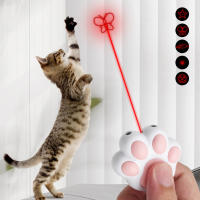 Juguete Para Gatos Con Puntero Láser Recargable Por USB 5 Patrones Ajustables Entrenador Perseguidor Interactivo Para Gatos Y Perros - details 5