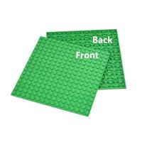4pcs 16x16 Douts MOC Bloques Doble Cara Baseplate Plástico Multicolor Compatible Con Bloques De Construcción Para Niños - details 4