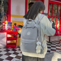 Mochila Grande Impermeable Para Mujer Con Gran Capacidad Estilo Trendy Para Estudio Y Viaje Con Bolsillo Para Portátil - details 18