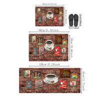 Alfombra Antideslizante De Café Para Puerta De Entrada Y Piso 100% Poliéster Resistente Al Desvanecimiento Para Uso Doméstico Y Exterior - details 1