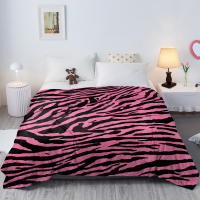 Manta De Terciopelo Suave En Rosa Leopardo Y Zorro Para Niños Y Adultos Para Sofá Cama Y Silla Moderna Y Caliente - details 2