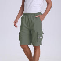 Shorts De Cargo Para Hombre Pantalones Tácticos Casuales Con Gran Bolsillo Deporte Moda Shorts De Verano De Pierna Media - details 4