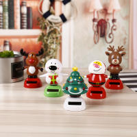 Decoración De Navidad Para Escritorio Solar De Santa Claus Danzante Oso De Nieve Feliz Navidad Regalo Accesorio De Hogar Material Plástico - details 0