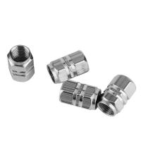 4PCS Accesorios Universales Para Coche Tapas De Válvula De Neumático De Aluminio Estilo Enrosque Tapa De Aire Para Ruedas De Coche - details 3