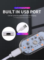 Lámpara De Lectura Para Techo De Coche LED Mini Toque Recargable Por USB Iluminación Interior Portátil Para Camper - details 10