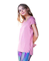 Camiseta mujer deporte manga corta t-shirt creative transpirable gym fitness running Ditchil - details 2