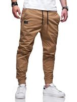 Pantalones De Trabajo Para Hombre 2024 Slim Fit Color Sólido Pantalones Casuales European Size Leggings Terciopelo Microfibra - details 6