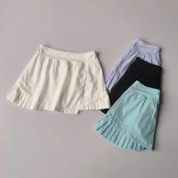 Shorts De Running Para Mujer 2 En 1Falda Alta Cintura Fitness Deporte Skirt Yoga Tenis Golf Gimnasio Correr Shorts Terciopelo - details 14