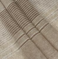 Cortinas de visillo lino y poliéster con líneas horizontales en la parte inferior.con diseño dee lienas150x260.Decoracion para hogar y oficina. - details 11