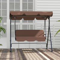 Columbio de Jardín de 3 plazas con Techo ajustable, impermeable, capacidad de carga de hasta 200 kg, ideal para Jardines y Terrazas - details 5