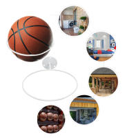 Estante De Exhibición De Baloncesto Y Fútbol De Acero Inoxidable Montado En La Pared Soporte Espacioso Para Deportes Decoración Para Sala De Estar Organizador De Espacio - details 5