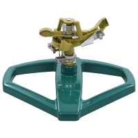 vidaXL Aspersor giratorio metal verde 21x22x13 cm - details 1