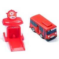 Juego De Juguetes Tayo El Pequeño Autobús 2004 1004 Playset 4pc/set Con Pista De Lanzamiento Coche De Dibujito Animado Tayo Con Puertas Abreables Tamaño Grande - details 3