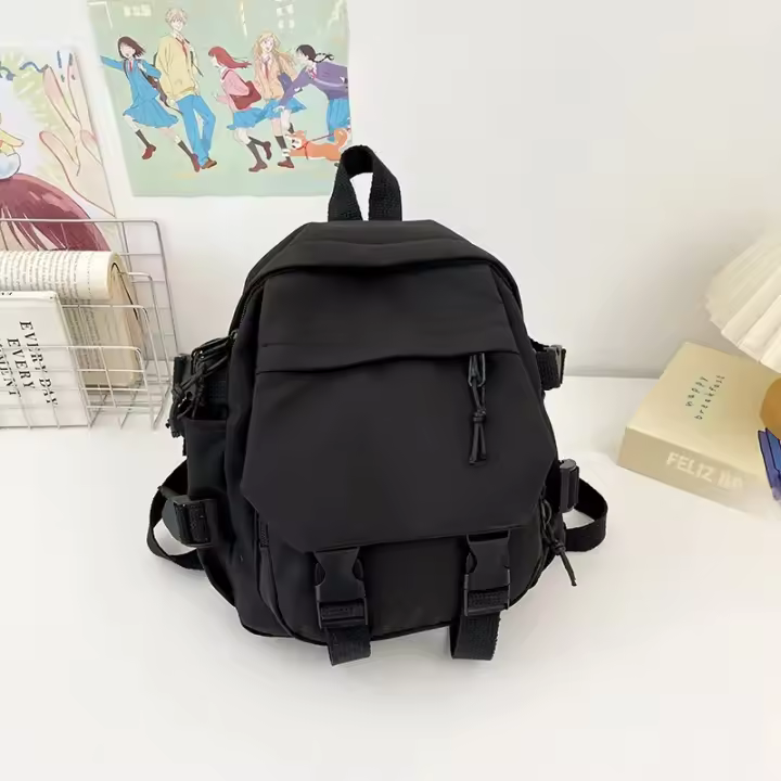 Mochila Mini Kawaii De Moda Para Mujeres Y Adolescentes Bolsa De Hombro Multifuncional Pequeña Para Viajes Y Escuela Material Oxford Con Lining De Poliéster - 1