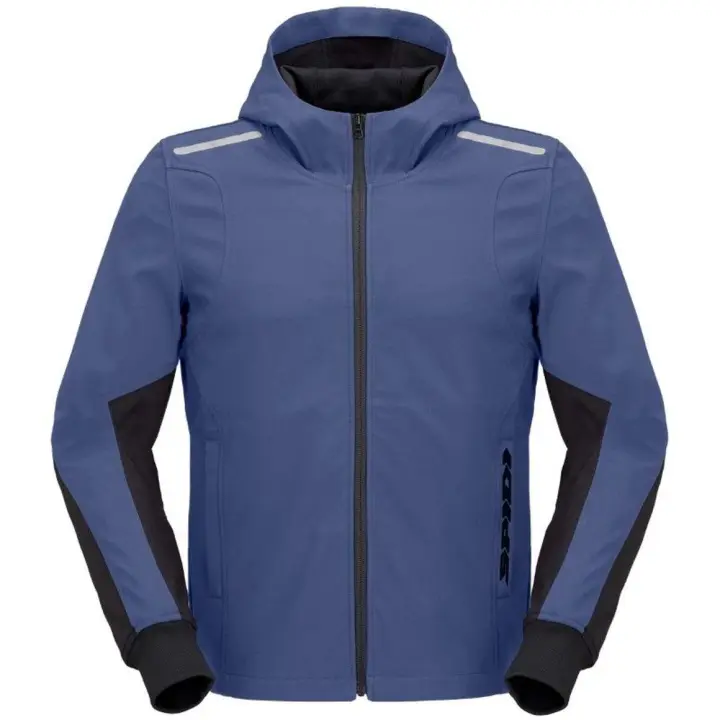 Chaqueta Spidi Hoodie Armor Light Azul negro - 1