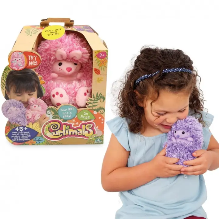 Famosa Curlimans Peluche Morado y Rosa modelos surtidos (1 unidad se envian aleatoriamente ) - 1