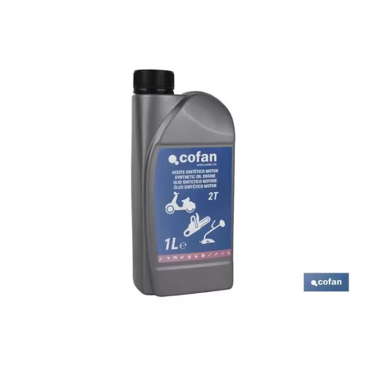 Aceite sintetico 1 lt. plus motor 2 tiempos - 1