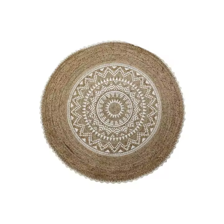 ALFOMBRA JUTE 200X200X0,75 2000 GSM MANDALA TX194822 - 1
