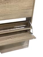 Maxia Market - Mueble Armario de Zapatero madera 3 cajones Roble para 18 pares zapatos  Almacenamiento y organización del hogar Armario zapatos - details 3