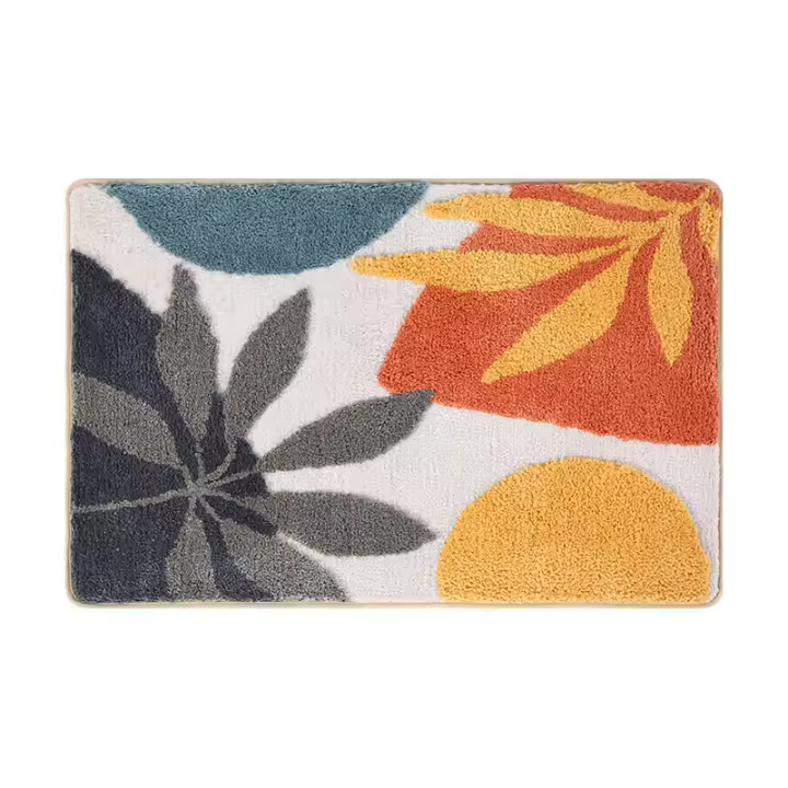 Tapetes flocados para Sala de estar, alfombras para Puerta de entrada, tapetes antideslizantes para baño, tapetes para Cocina y Hogar - 1