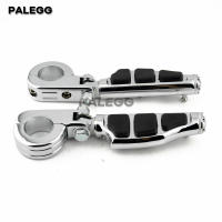 Montura De Pies Para Motocicleta 1 1/2" 1 1/4" Cromo Guardia Del Motor Barra De Choque Universal Para Harley Indian - details 2