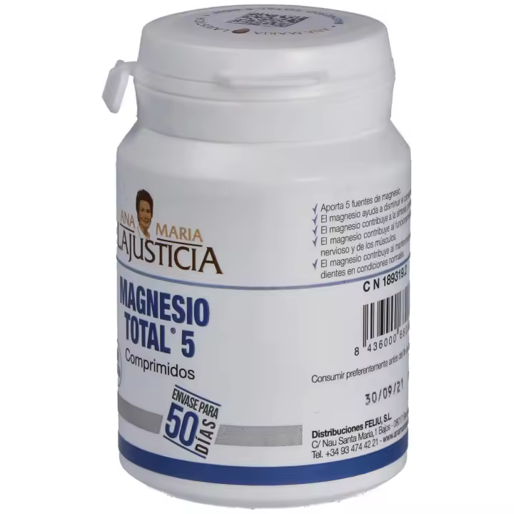 Ana María Lajusticia Magnesio Total 5 Sales, 100 Comprimidos - 1