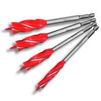 Broca De Apertura De Agujeros Para Carpintería 1/8pcs 10-25MM Con Soporte De Cuatro Ranuras Y Cuatro Hojas De Acero De Alta Velocidad Para Desbloquear Puertas - details 8