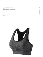 Sujetador Deportivo Para Mujer Ivy Low Impact Sin Espalda Con Almohadillas Para Gimnasio Yoga Top De Cintura Baja Transpirable - details 6