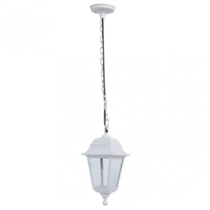 FABRILAMP Colgante Exterior Albahaca Blanco Policarbonato Faroles - 1