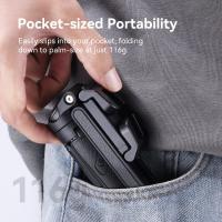 Ulanzi Trípode para Móvil JJ02-B con Agarre Extensible, Mando de Bolsillo, Obturador Inalámbrico, Zapata Fría, hasta 38 cm - details 7