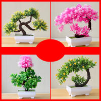 Arbusto Bonsái Artificial En Maceta Decoración Para El Hogar Fiesta Jardín Regalo De Día De La Madre Navidad Sin Riegos Necesarios - details 1