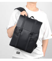 Mochila De Cuero Negro Para Hombre Auténtica Bolso De Viaje Casual Mochila De Día Moda Escuela Con Capacidad Para Portátil Grande Suave 14'' - details 11