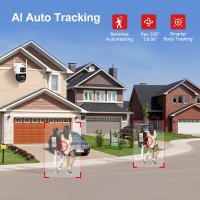 Cámara De Seguridad Exterior ASECAM 12MP 6K Wifi Con Zoom 8X Pantalla Dual Detección De Humanos AI Seguimiento Automático CCTV iCSee - details 9