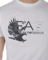 Emporio Armani EA7 Camiseta Algodón Hombre Blanco 3ZPT46PJM9Z 1100 - details 4