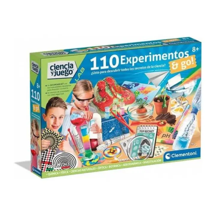 LABORATORIO 110 EXPERIMENTOS DE CLEMENTONI CIENCIA Y JUEGO - 1