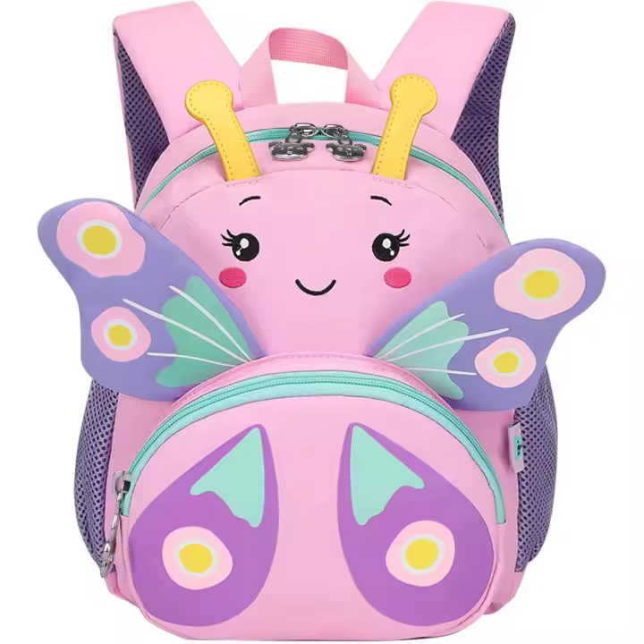 Mochila Linda para Niños Pequeños Mariposa-Rosa - 1
